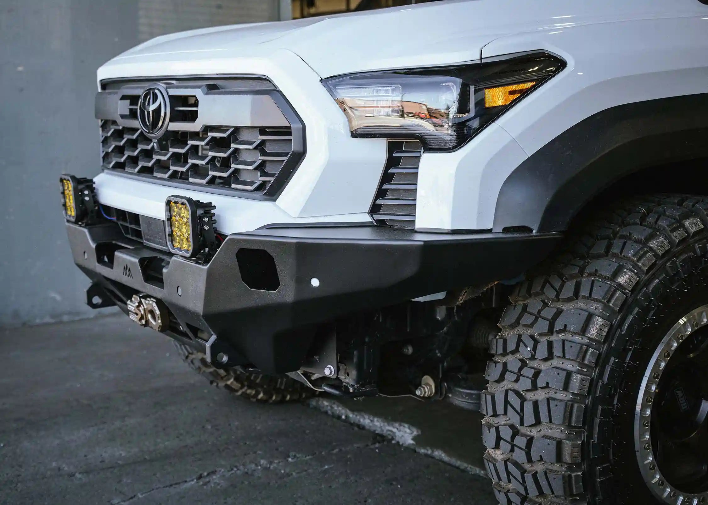 Backwoods Adventure Mods Front Bumper Hi-Lite Overland Toyota Tacoma Front Bumper 4th Gen (2024-2026) [No Bull Bar]