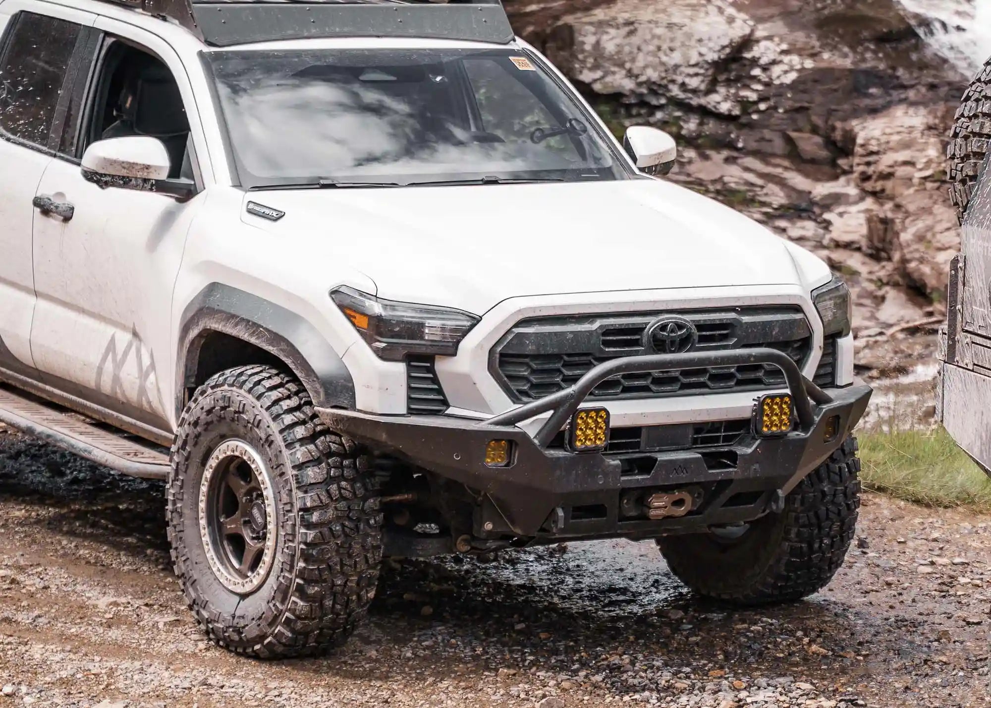 Backwoods Adventure Mods Front Bumper Hi-Lite Overland Toyota Tacoma Front Bumper 4th Gen (2024-2026) [Prerunner Bull Bar]