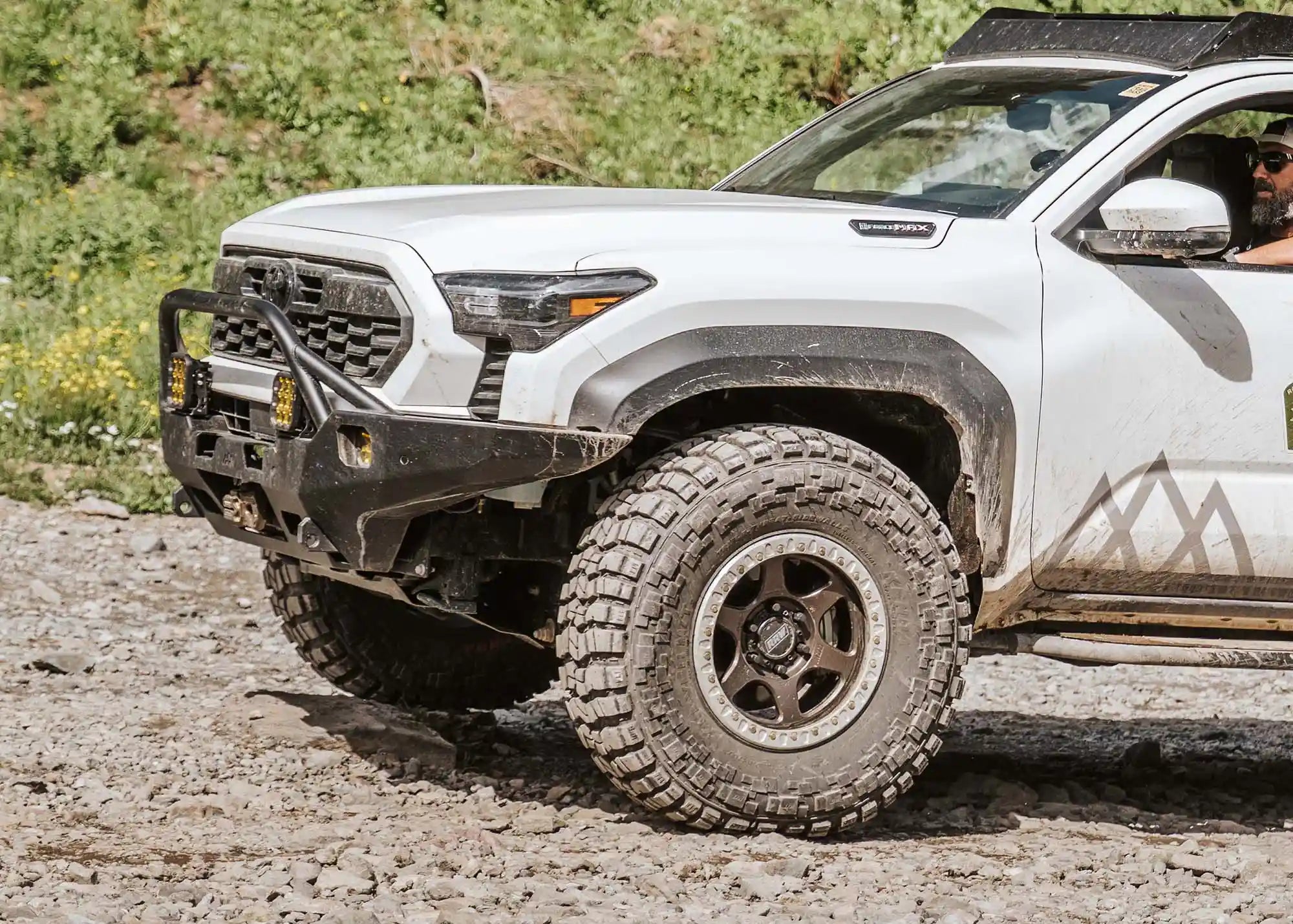 Backwoods Adventure Mods Front Bumper Hi-Lite Overland Toyota Tacoma Front Bumper 4th Gen (2024-2026) [Prerunner Bull Bar]