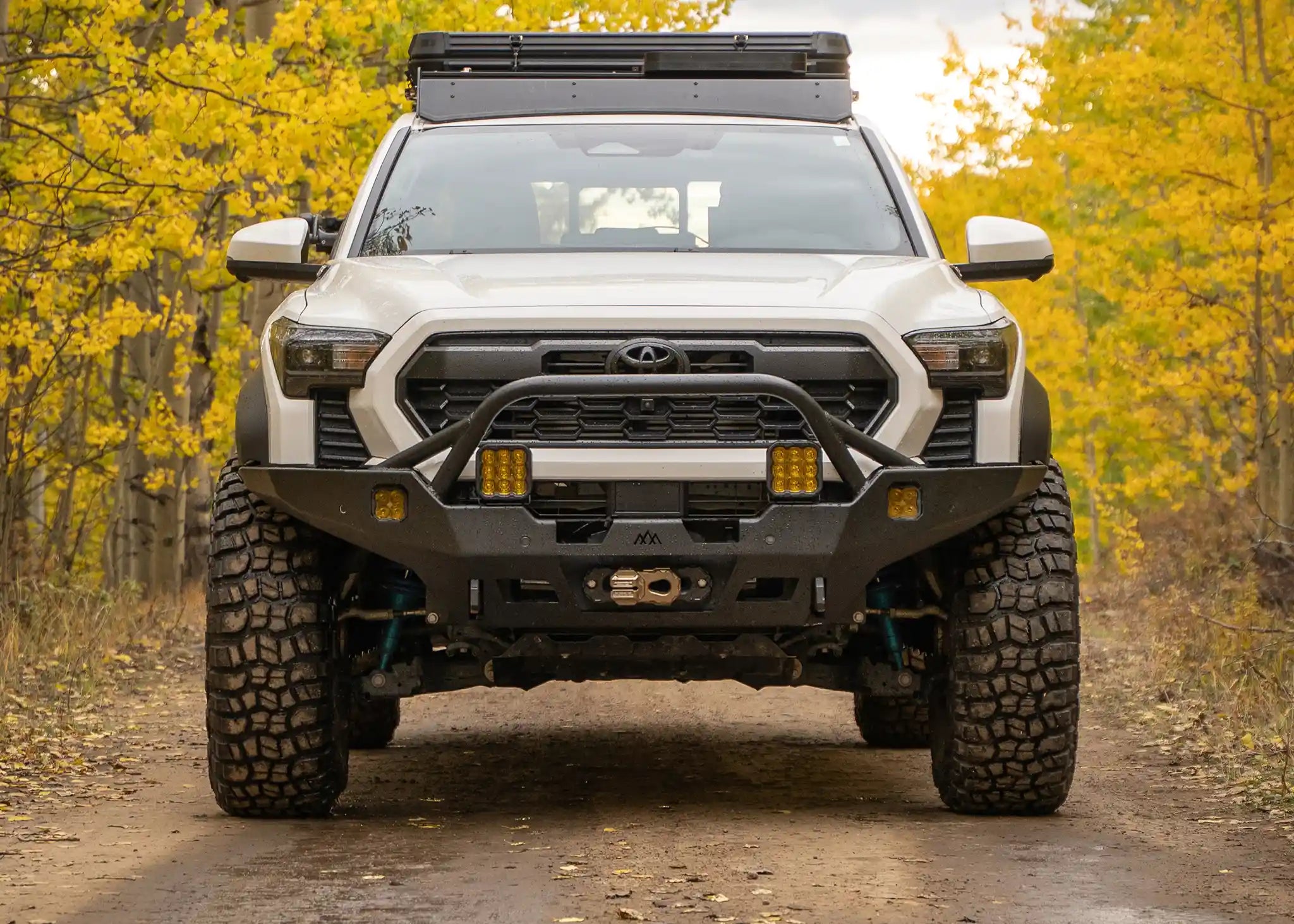 Backwoods Adventure Mods Front Bumper Hi-Lite Overland Toyota Tacoma Front Bumper 4th Gen (2024-2026) [Prerunner Bull Bar]