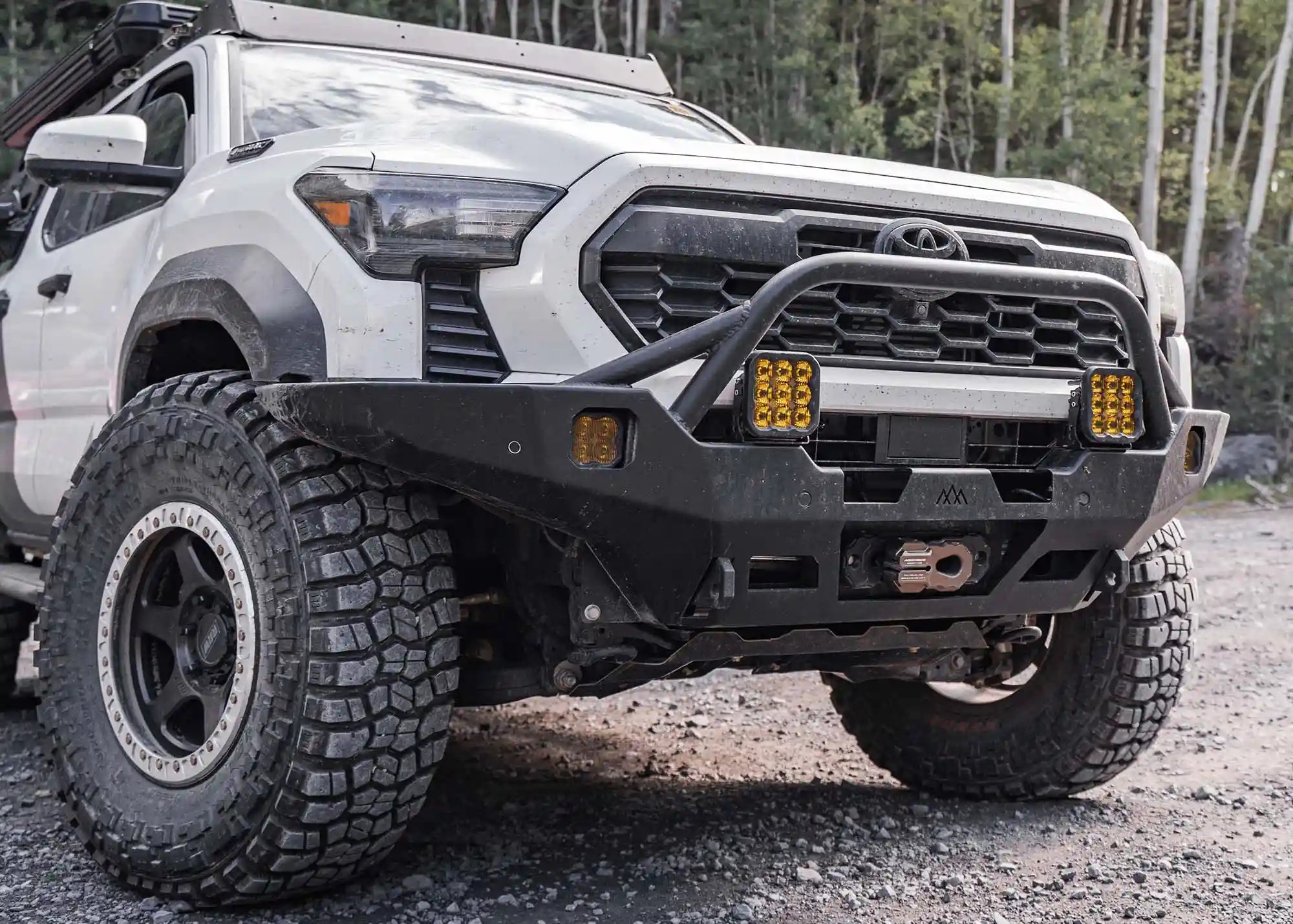 Backwoods Adventure Mods Front Bumper Hi-Lite Overland Toyota Tacoma Front Bumper 4th Gen (2024-2026) [Prerunner Bull Bar]
