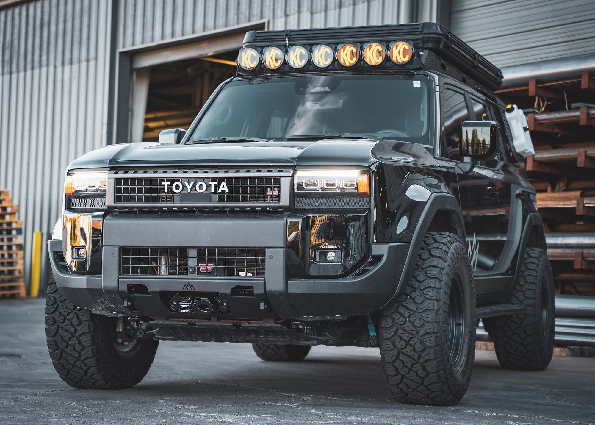 Backwoods Adventure Mods Front Bumper Toyota Land Cruiser 250 Hidden Winch Front Bumper (2024-2025)