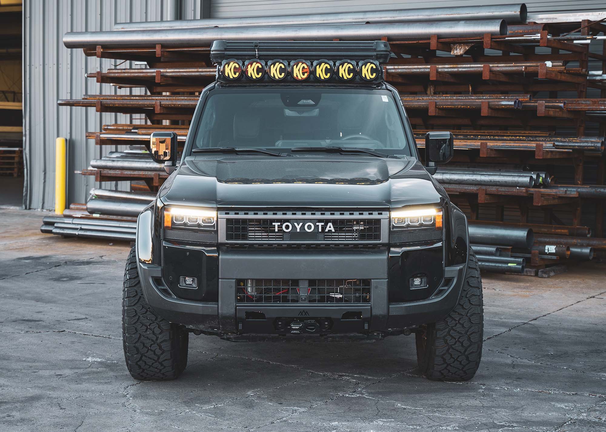 Backwoods Adventure Mods Front Bumper Toyota Land Cruiser 250 Hidden Winch Front Bumper (2024-2025)