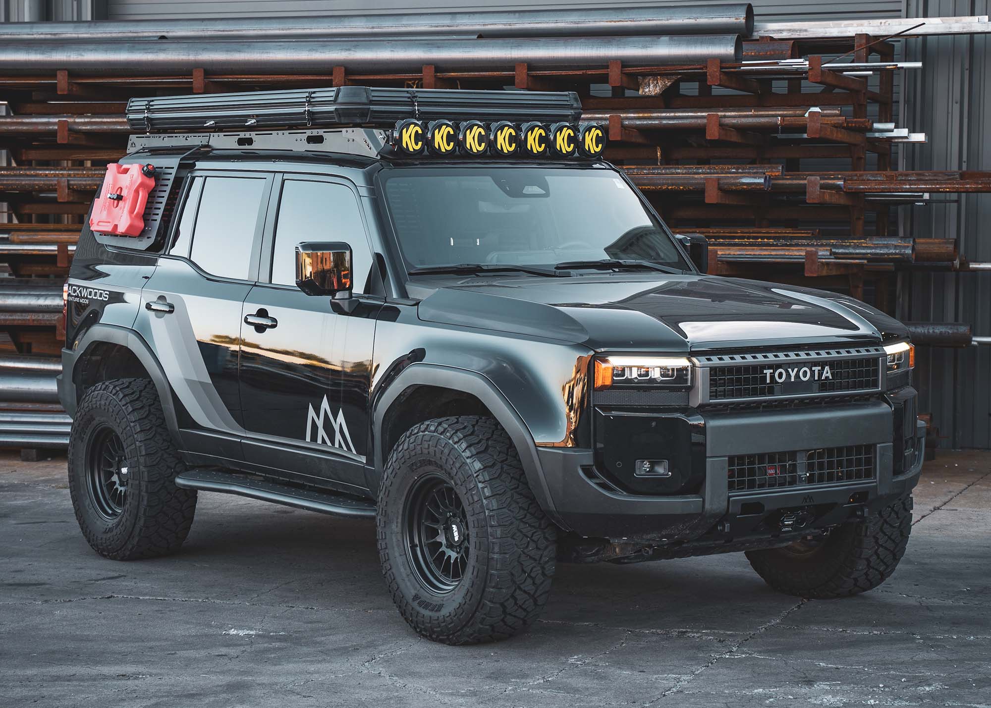 Backwoods Adventure Mods Front Bumper Toyota Land Cruiser 250 Hidden Winch Front Bumper (2024-2025)