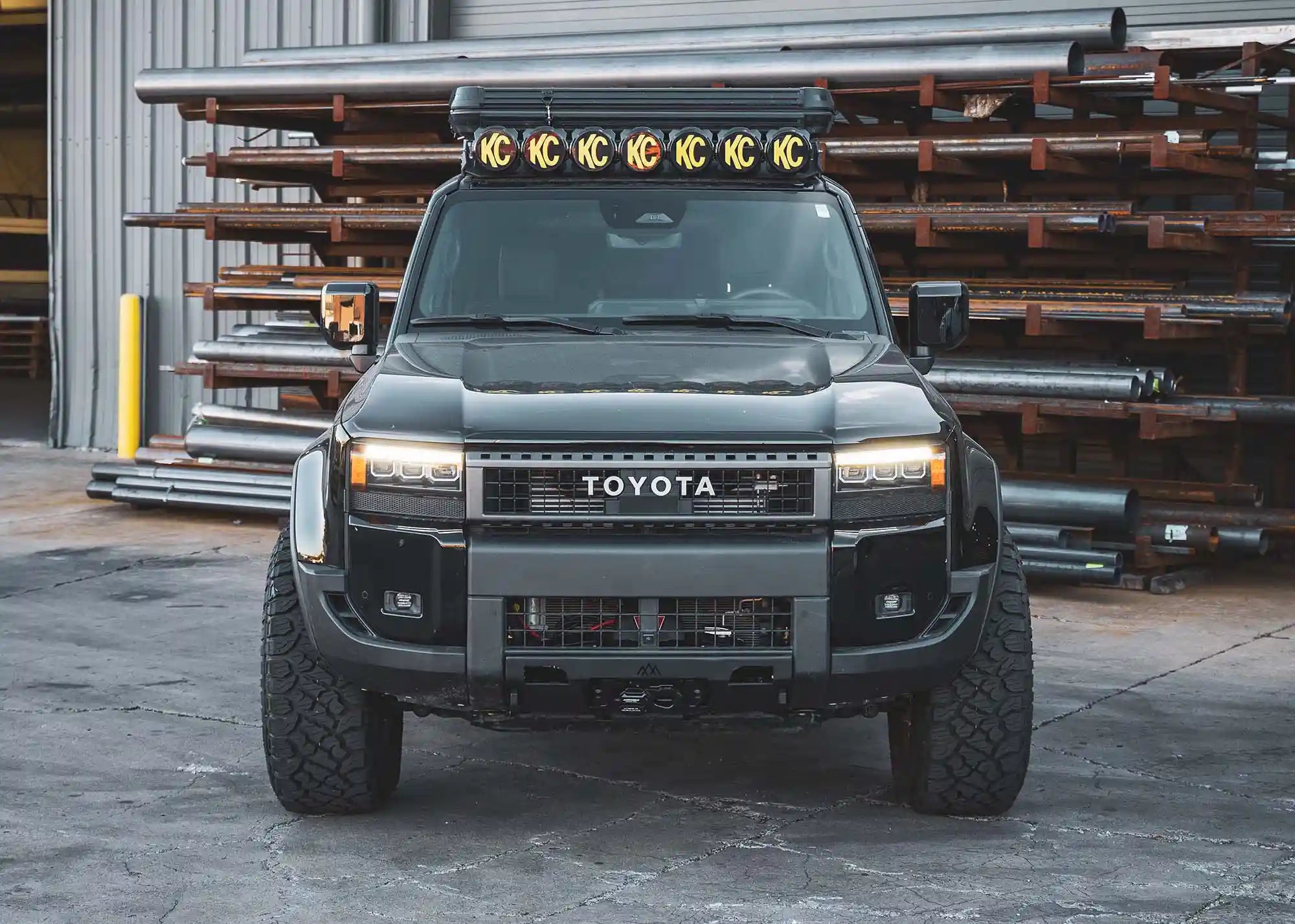 Backwoods Adventure Mods Front Bumper Toyota Land Cruiser 250 Hidden Winch Front Bumper (2024-2026)