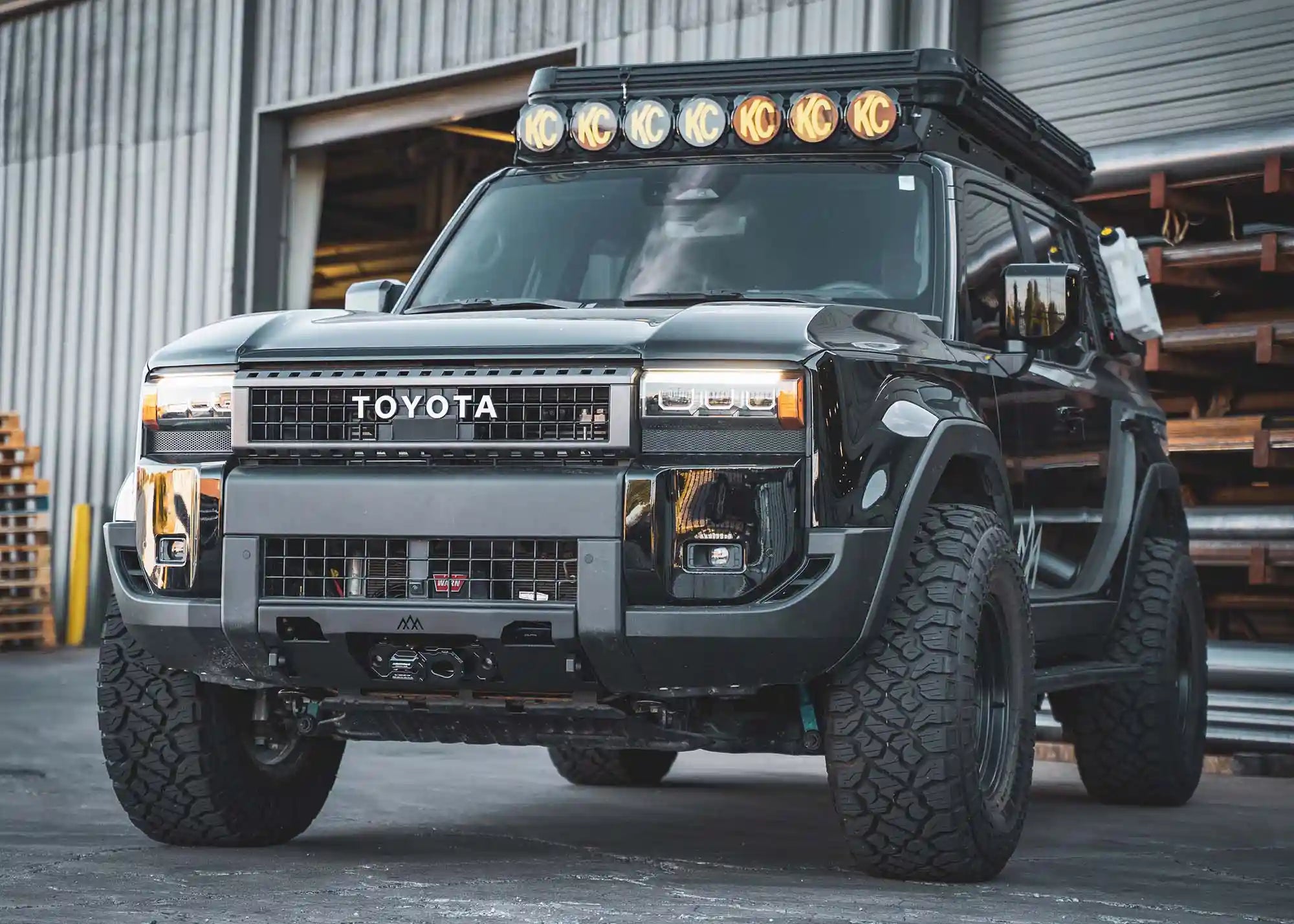 Backwoods Adventure Mods Front Bumper Toyota Land Cruiser 250 Hidden Winch Front Bumper (2024-2026)