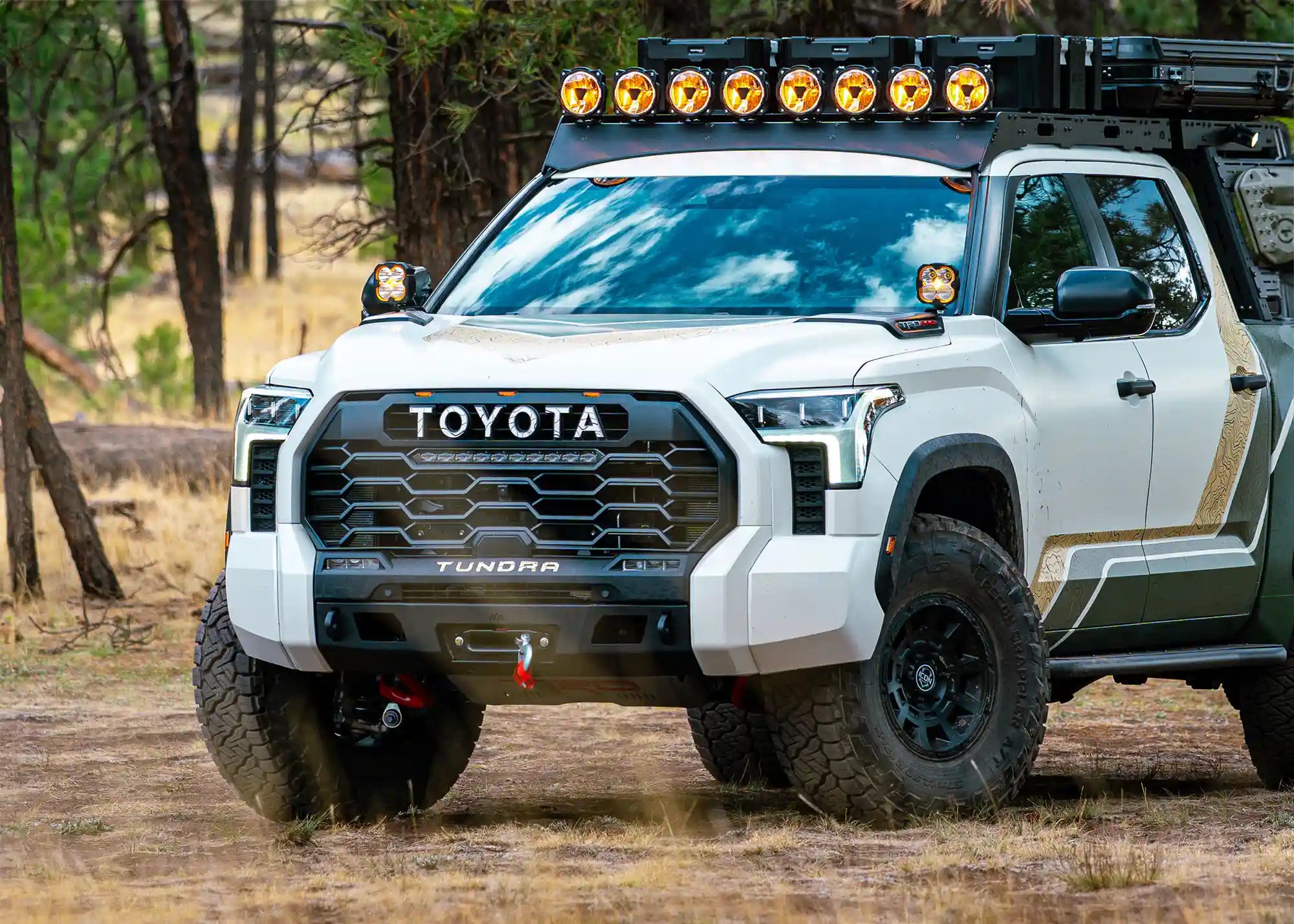 【引退品】英語版_Tundra[3ED] Tundra Front Bumper 3rd Gen (2022-2026) – TEQ Customs