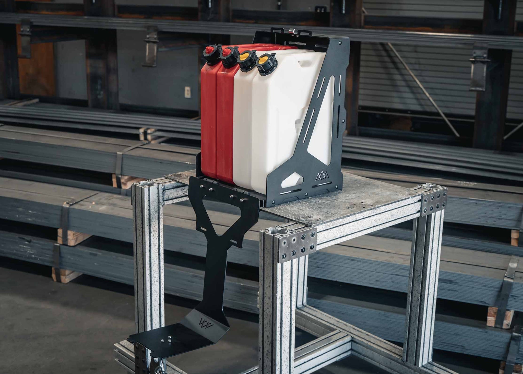 Backwoods Adventure Mods Jerry's Can Holder - Dual Universal Jerry Can Carrier