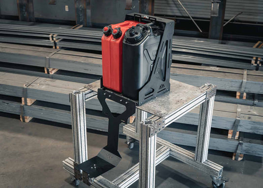 Backwoods Adventure Mods Jerry's Can Holder - Dual Universal Jerry Can Carrier