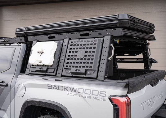 Backwoods Adventure Mods Racks Aluminum Bed Rack Storage Box - Toyota Tundra