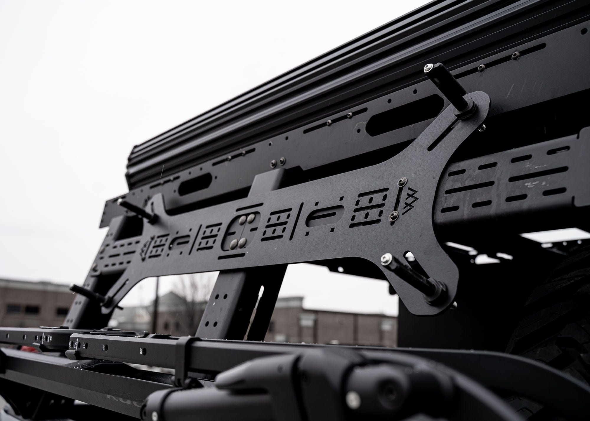 Backwoods Adventure Mods Racks Universal Dogbone Aluminum Traction Board Mount