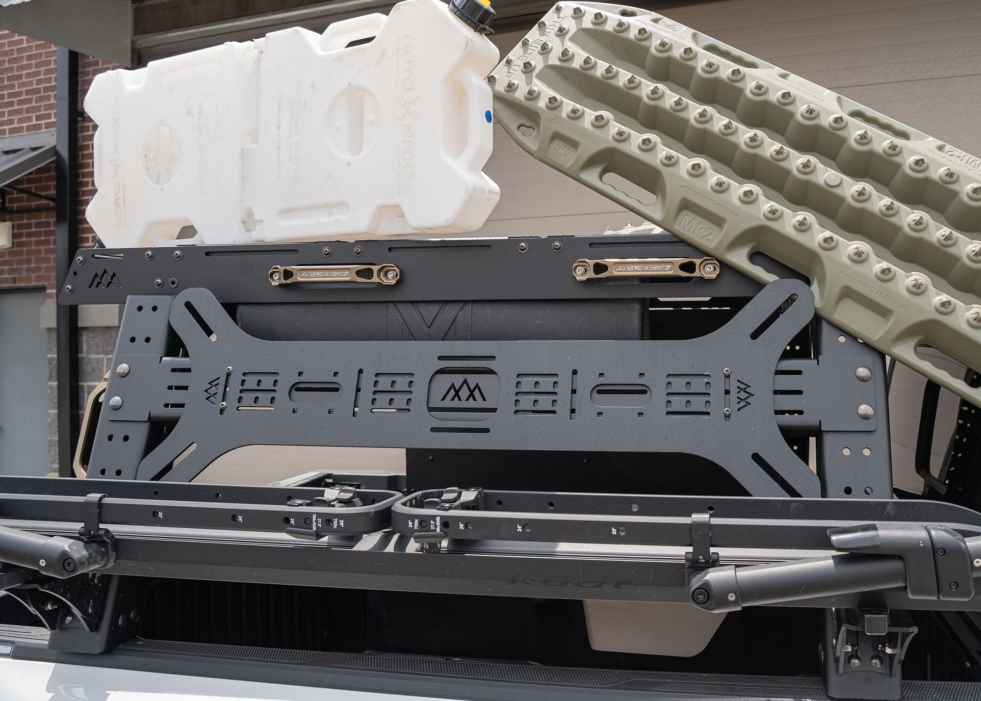 Backwoods Adventure Mods Racks Universal Dogbone Aluminum Traction Board Mount