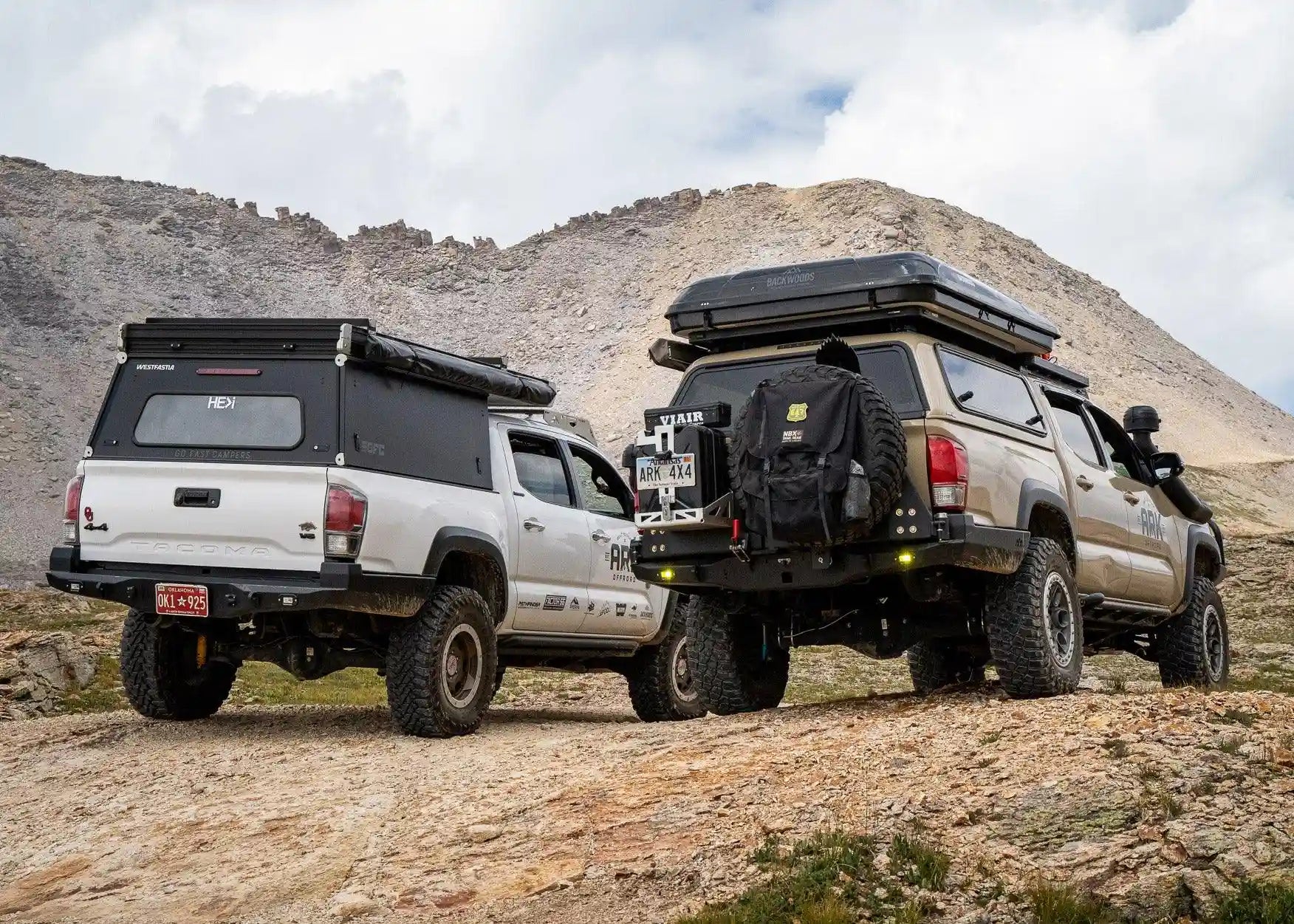 Backwoods Adventure Mods Rear Bumper Hi-Lite Overland Toyota Tacoma Rear Bumper 3rd Gen (2016-2023)