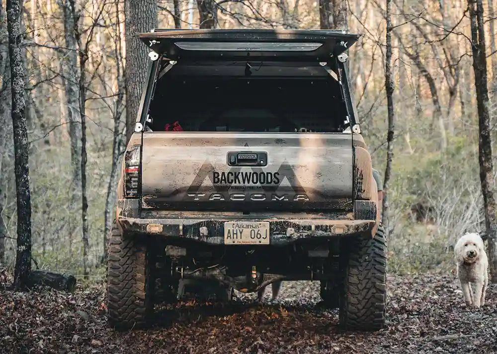 Backwoods Adventure Mods Rear Bumper Hi-Lite Overland Toyota Tacoma Rear Bumper 3rd Gen (2016-2023)