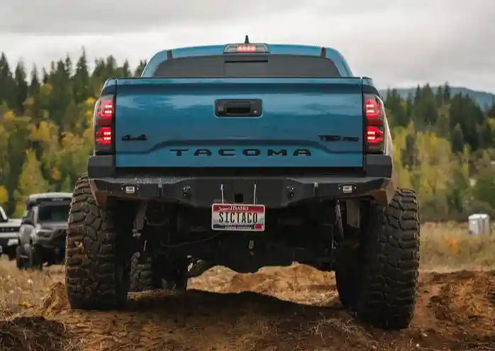 Backwoods Adventure Mods Rear Bumper Hi-Lite Overland Toyota Tacoma Rear Bumper 3rd Gen (2016-2023)