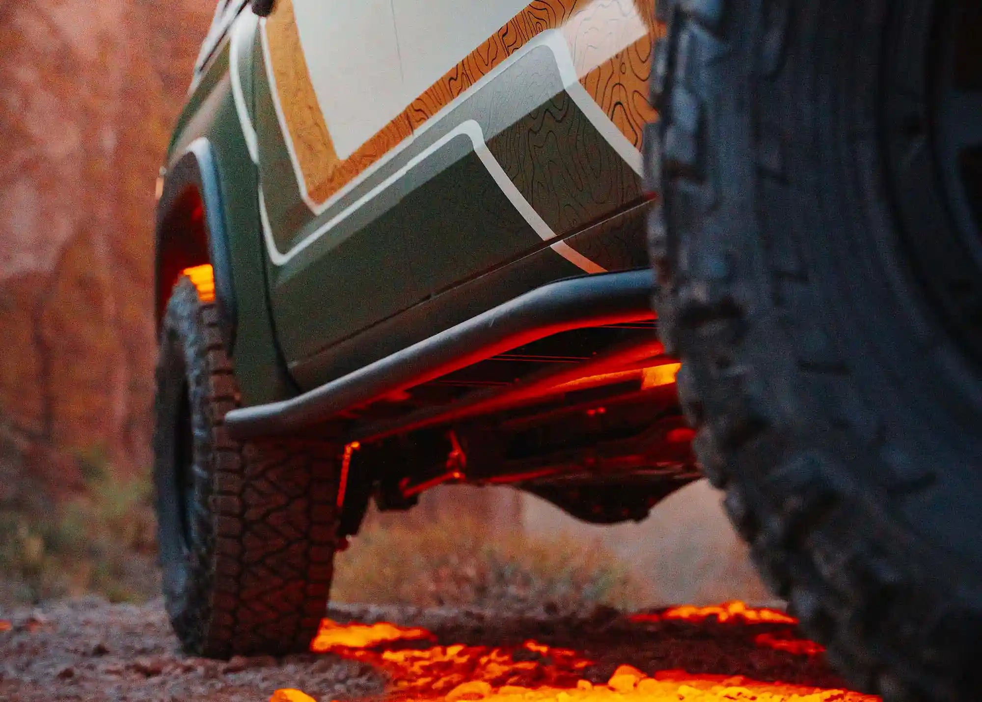 Backwoods Adventure Mods Rock Sliders Toyota Tundra Rock Sliders 3rd Gen (2022-2026)