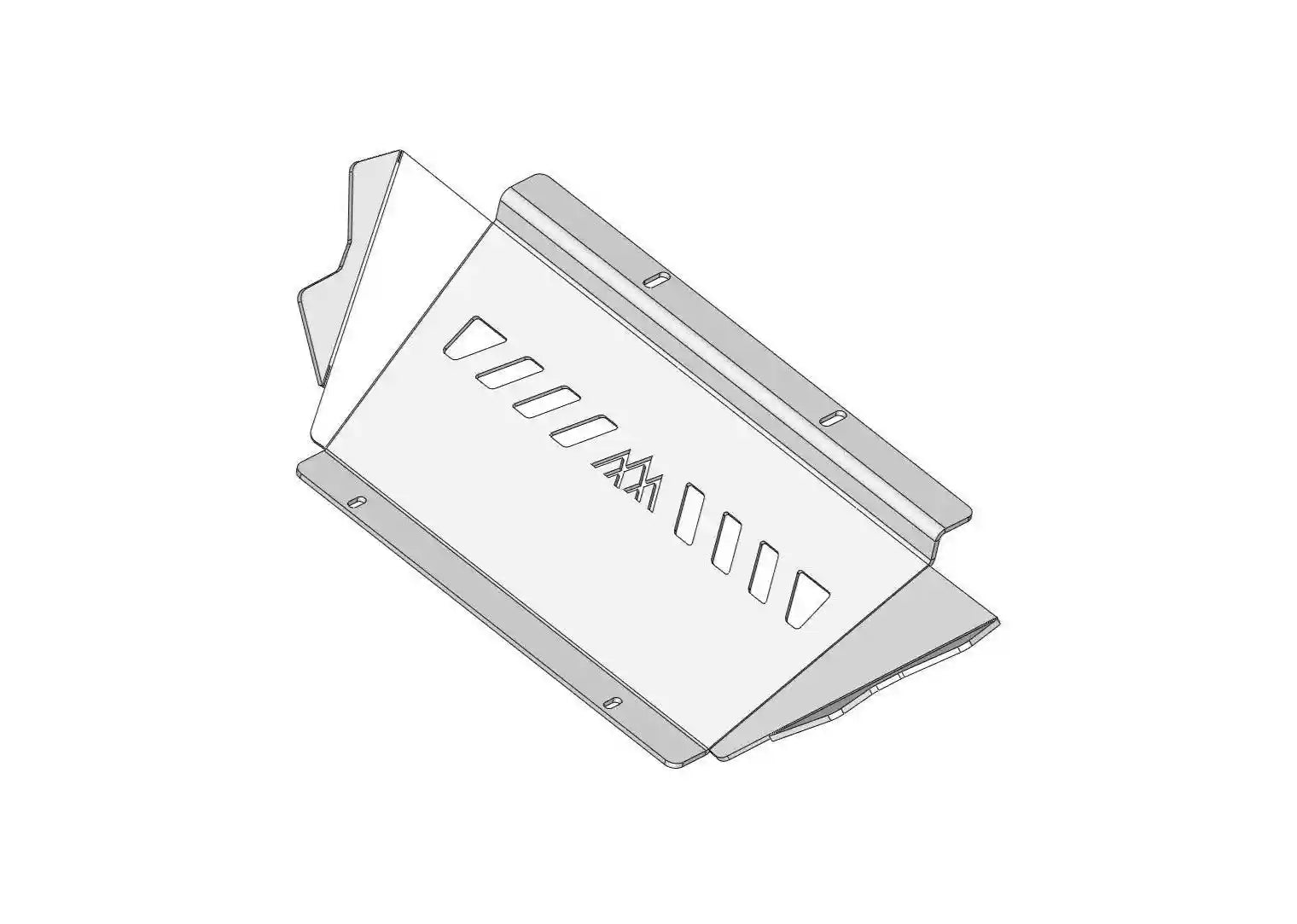Backwoods Adventure Mods Skid Plate Toyota 4Runner 5th Gen (2010-2024) Aluminum Connector Skid Plate