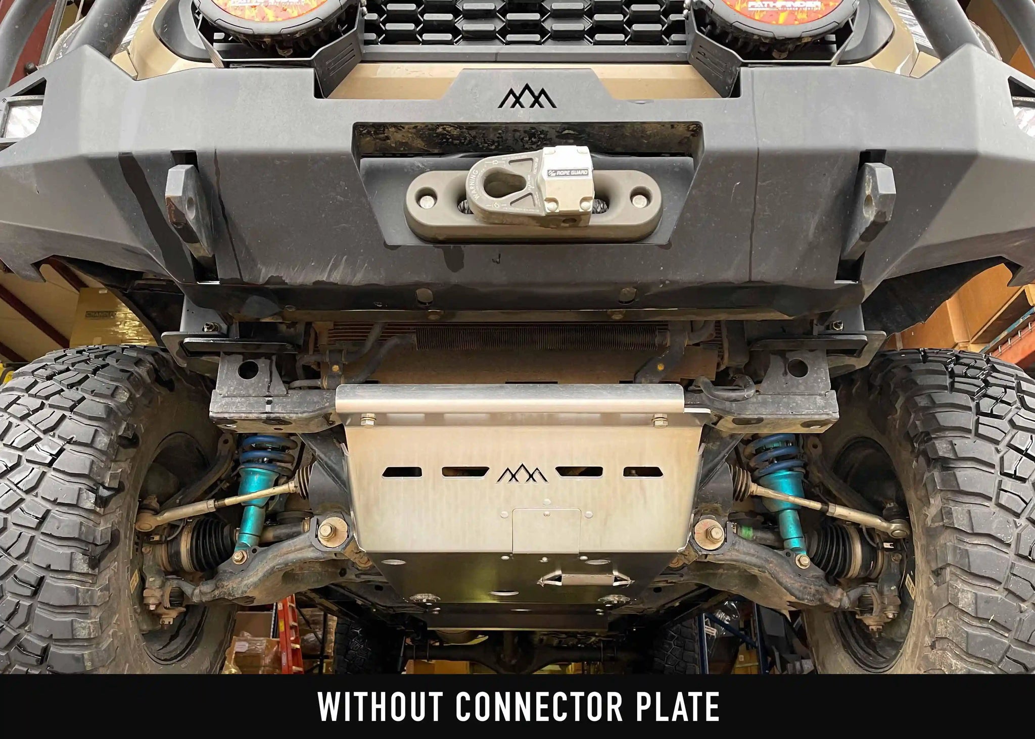 Backwoods Adventure Mods Skid Plate Toyota Tacoma (2005-2023) Aluminum Connector Skid Plate