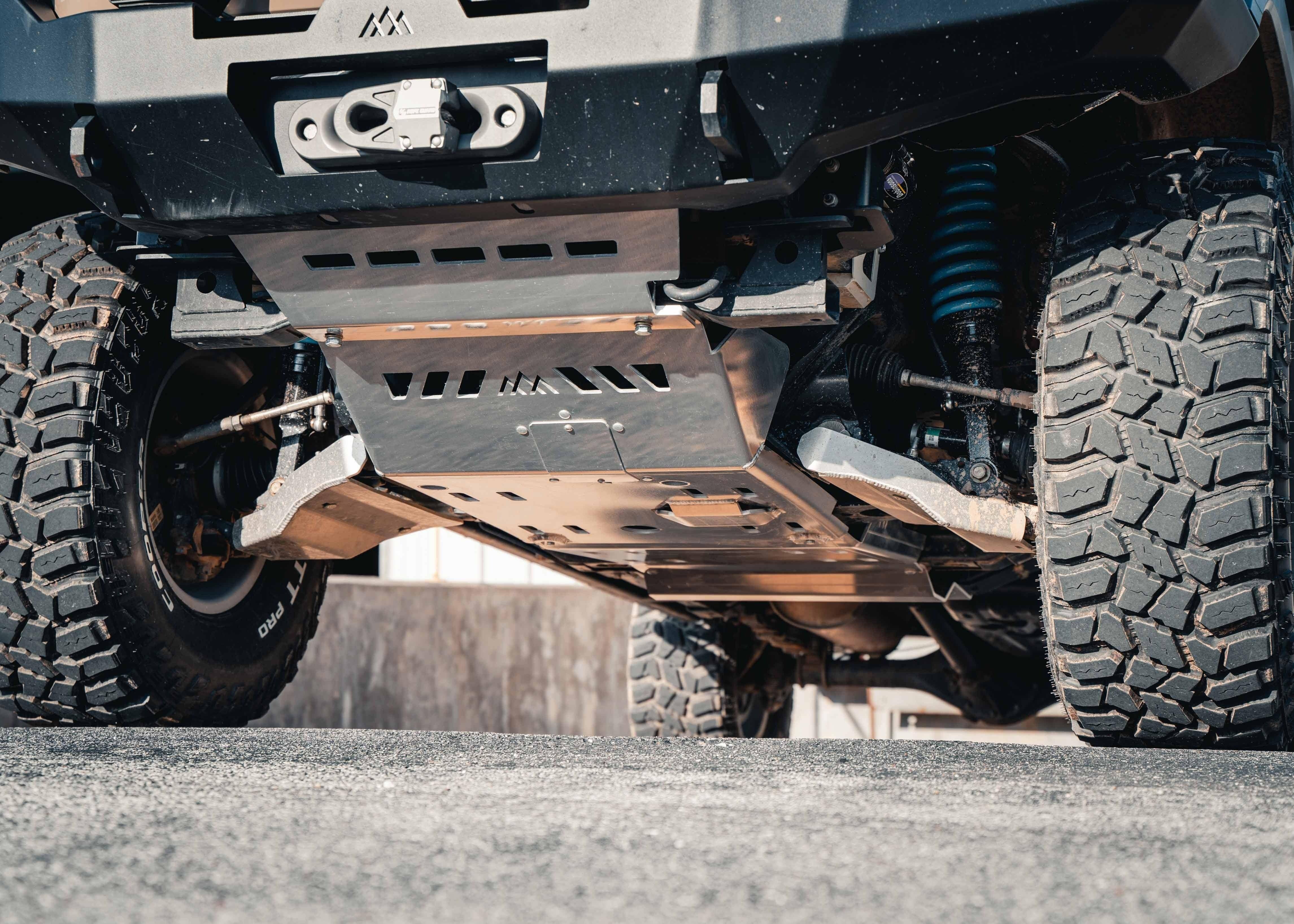 Backwoods Adventure Mods Skid Plate Toyota Tacoma (2005-2023) Full Aluminum Skid Plate System