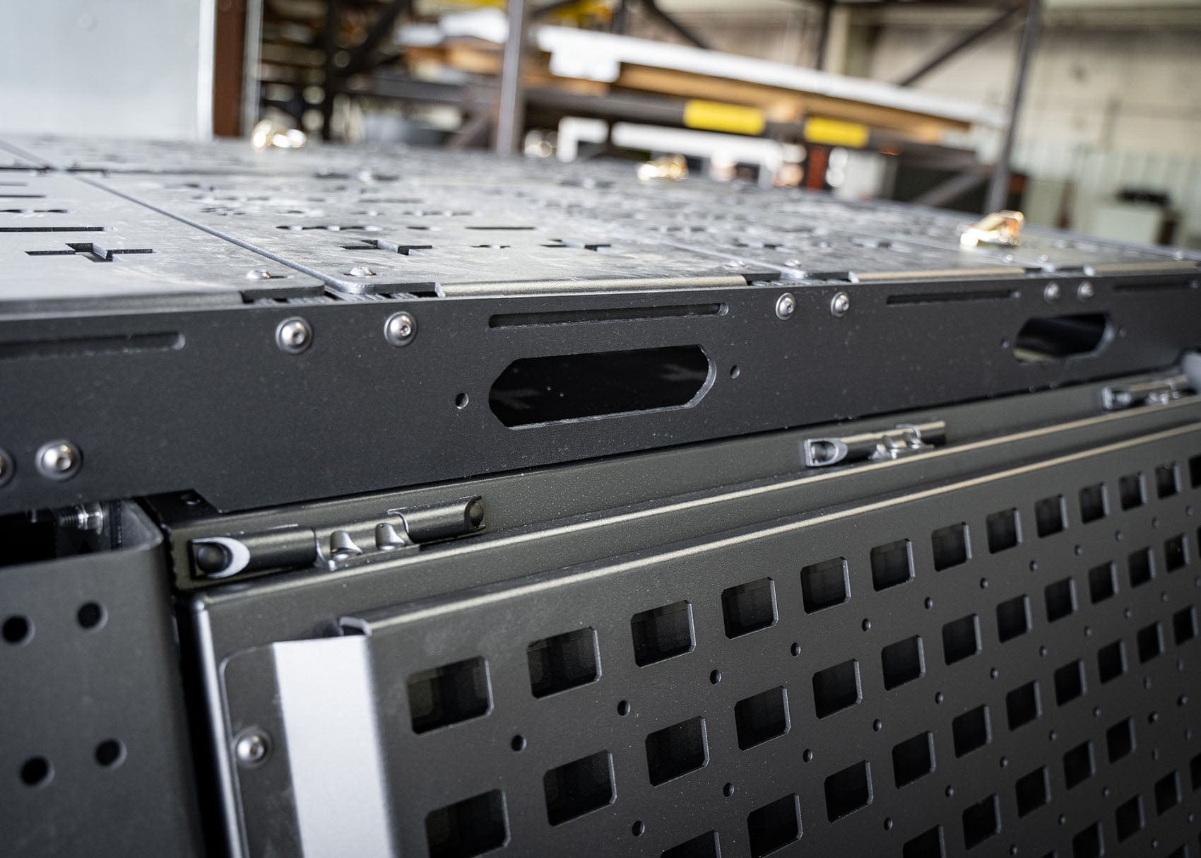 Backwoods Adventure Mods Storage Aluminum Bed Rack Storage Box - Toyota Tacoma