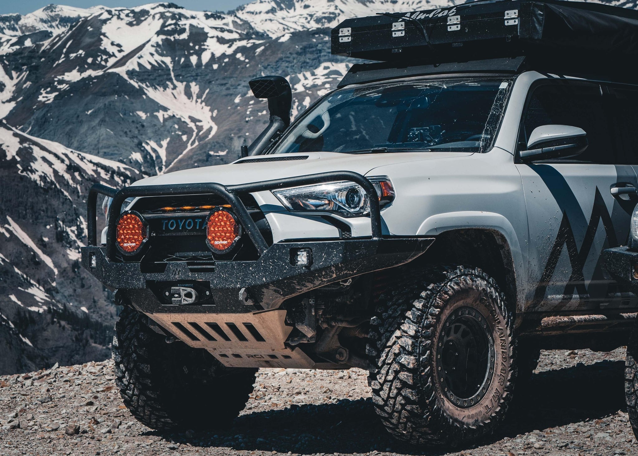 Backwoods Adventure Mods Toyota 4Runner 5th Gen (2010-2024) Hi-Lite Overland Front Bumper [Bull Bar]