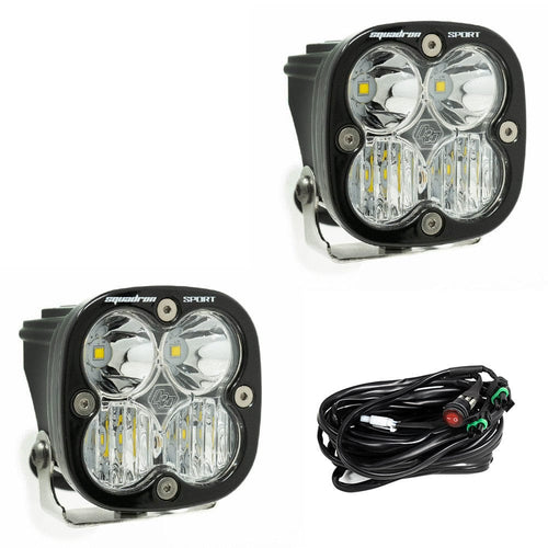 Baja Designs Lighting Driving/Combo Squadron Sport White LED Pods - Pair / Baja Designs