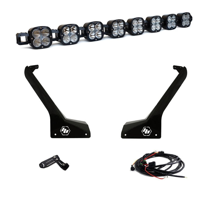 Baja Designs Lighting Jeep JL Wrangler / JT Gladiator 8XL Pod Roof Mount Light Kit - Non. 392, Mojave, 4XE Models