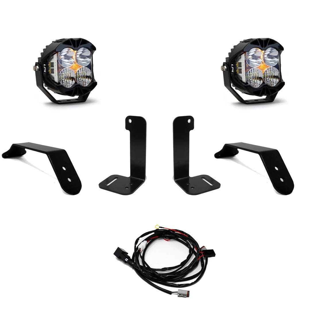 Baja Designs Lighting Jeep JL Wrangler / JT Gladiator LP4 Pro Bumper Light Kit - OE Plastic Bumper