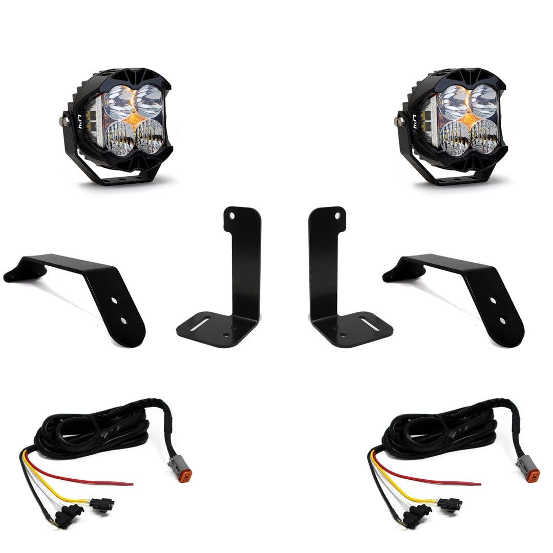 Baja Designs Lighting Jeep JL Wrangler / JT Gladiator LP4 Pro Bumper Light Kit - OE Plastic Bumper