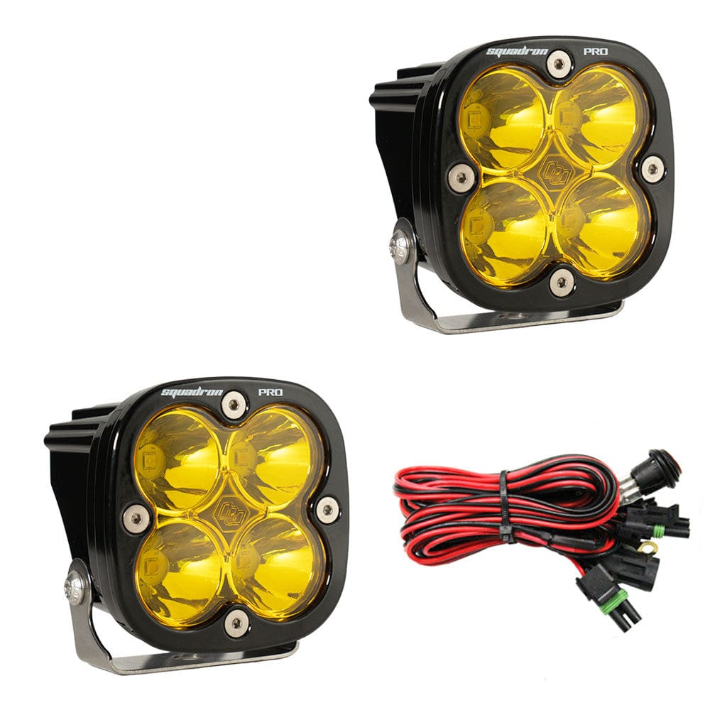 Baja Designs Lighting Squadron Pro Amber LED Pods - Pair / Baja Designs