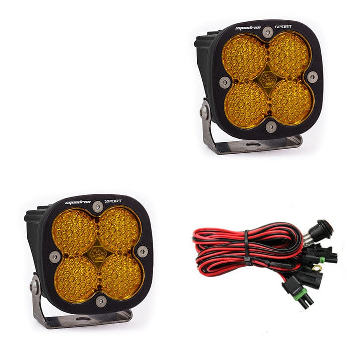 Baja Designs Lighting Squadron Sport Amber LED Pods - Pair / Baja Designs