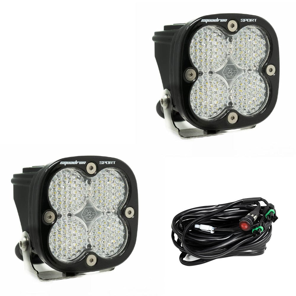 Baja Designs Lighting Work/Scene Squadron Sport White LED Pods - Pair / Baja Designs