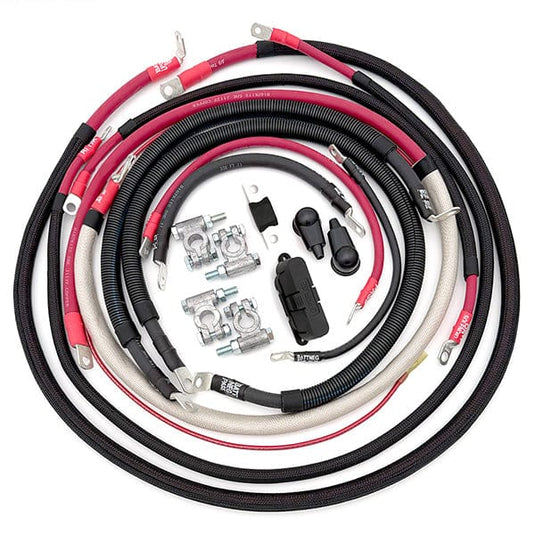 Big7Kits Battery And Electrical Ford Power Stroke 6.0 Diesel - F250/F350 Battery Cable Kit (2003-2007)
