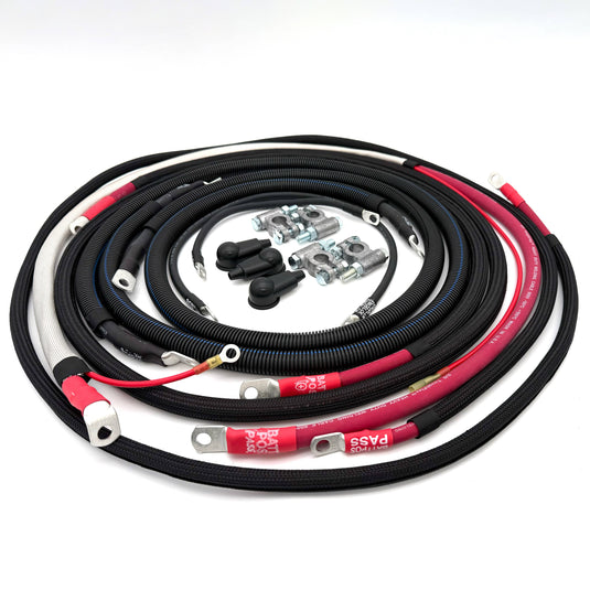 Big7Kits Battery And Electrical Ford Powerstroke 6.7 Diesel - F250/F350 Battery Cable Kit (2017-2021)