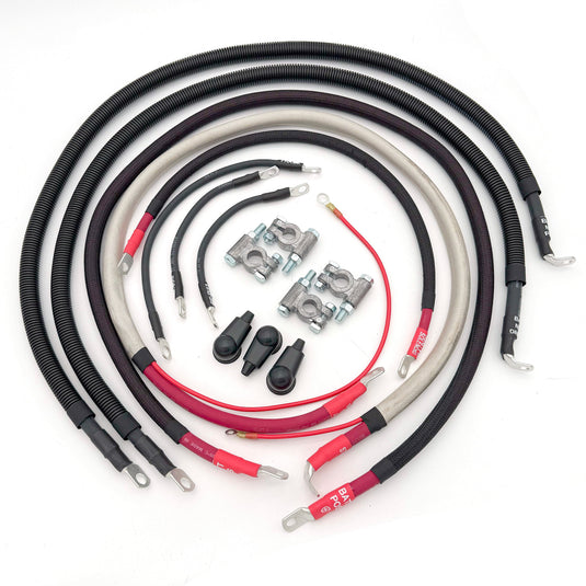 Big7Kits Battery And Electrical Ford Powerstroke 7.3 Diesel - F250/F350 Battery Cable Kit (1999-2003)