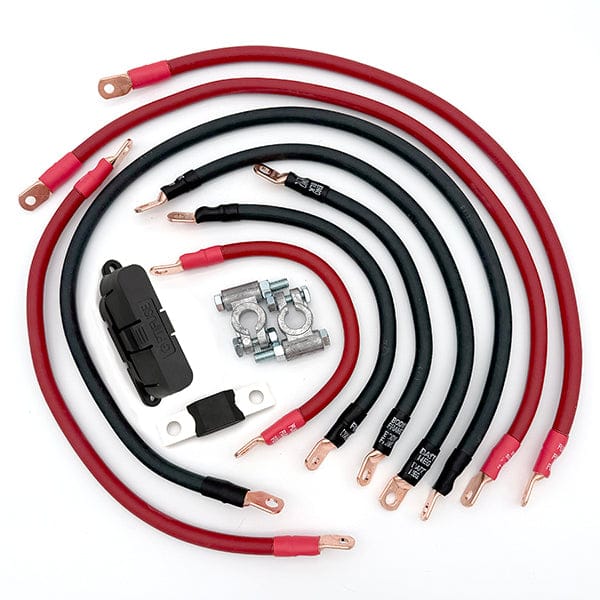 Big7Kits Battery And Electrical Jeep Cherokee Full Size SJ Big 7 Battery Cable Kit (1974-1983)