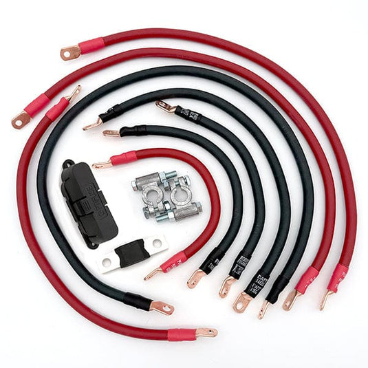 Big7Kits Battery And Electrical Jeep Cherokee Full Size SJ Big 7 Battery Cable Kit (1974-1983)