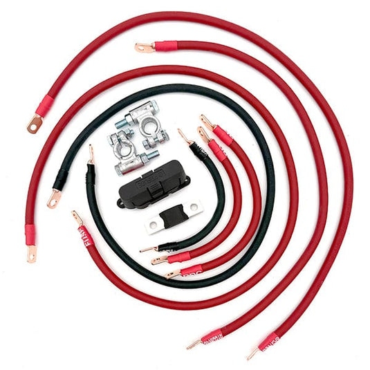 Big7Kits Battery And Electrical Jeep Commander XK Big 7 Battery Cable Kit (2005-2010)