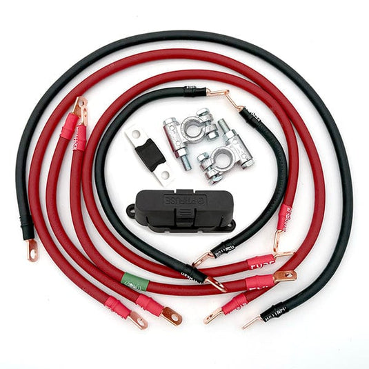 Big7Kits Battery And Electrical Jeep Liberty KJ Big 7 Battery Cable Kit (2002-2007)