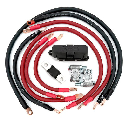 Big7Kits Battery And Electrical Jeep Wrangler TJ / LJ Big 7 Battery Cable Kit (1997-2006)