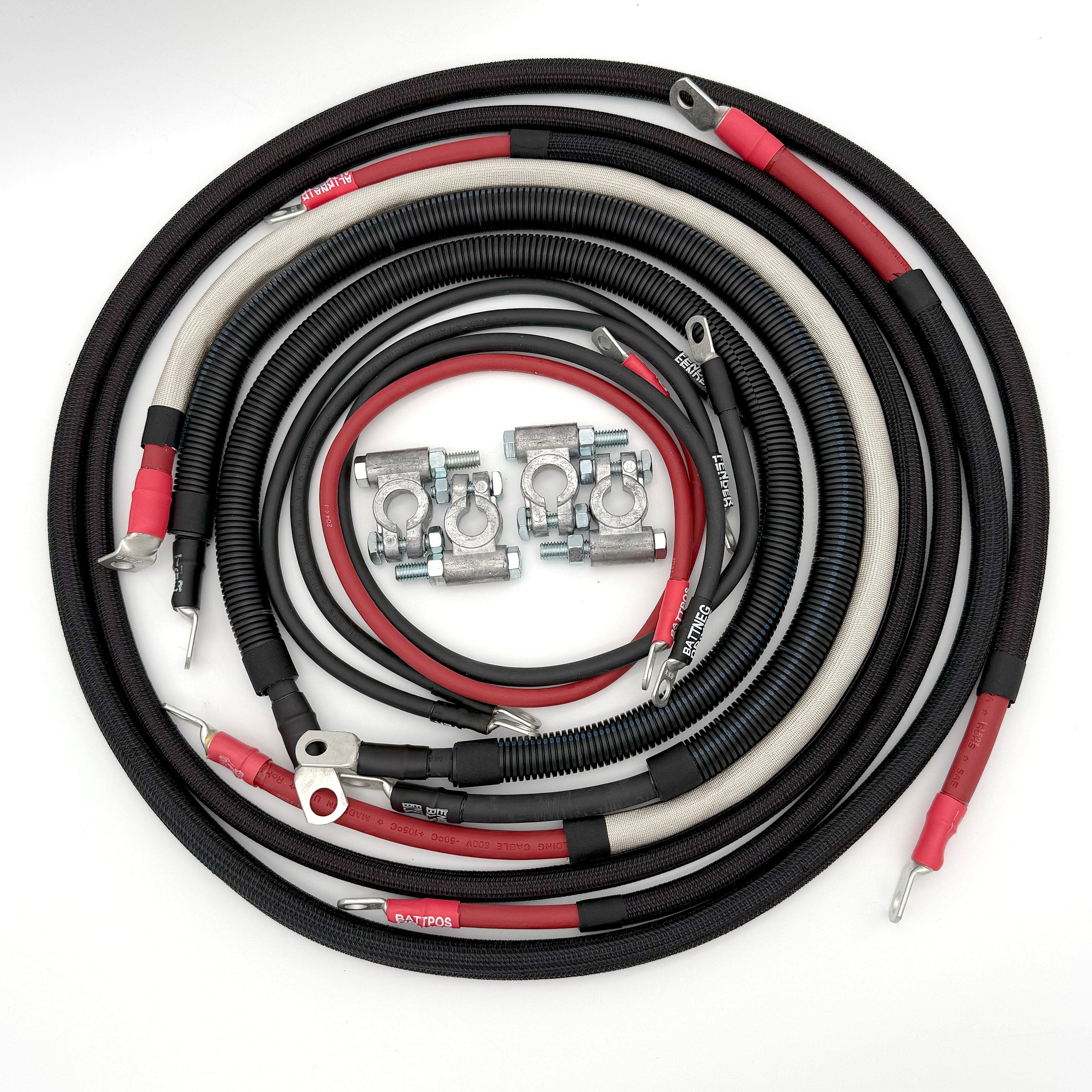 Big7Kits Electrical Dodge Cummins Diesel - 3rd Gen Battery Cable Kit (2003-2009)