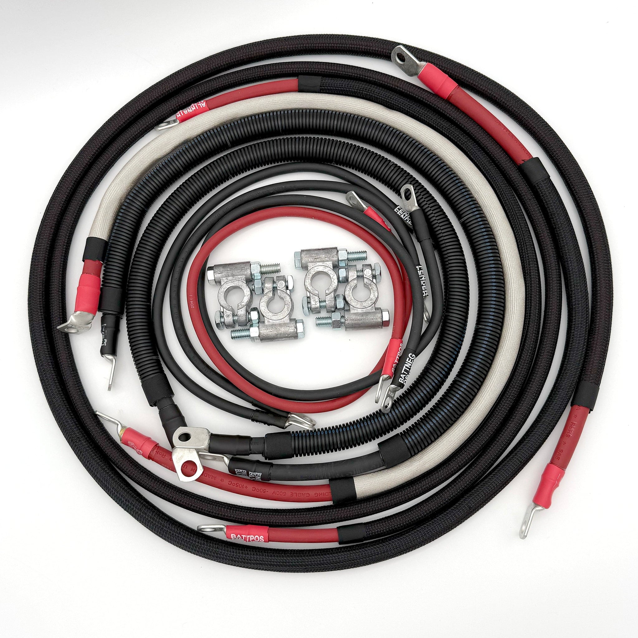 Big7Kits Electrical Dodge Cummins Diesel - 3rd Gen Battery Cable Kit (2003-2009)