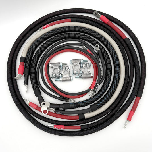 Big7Kits Electrical Dodge Cummins Diesel - 3rd Gen Battery Cable Kit (2003-2009)