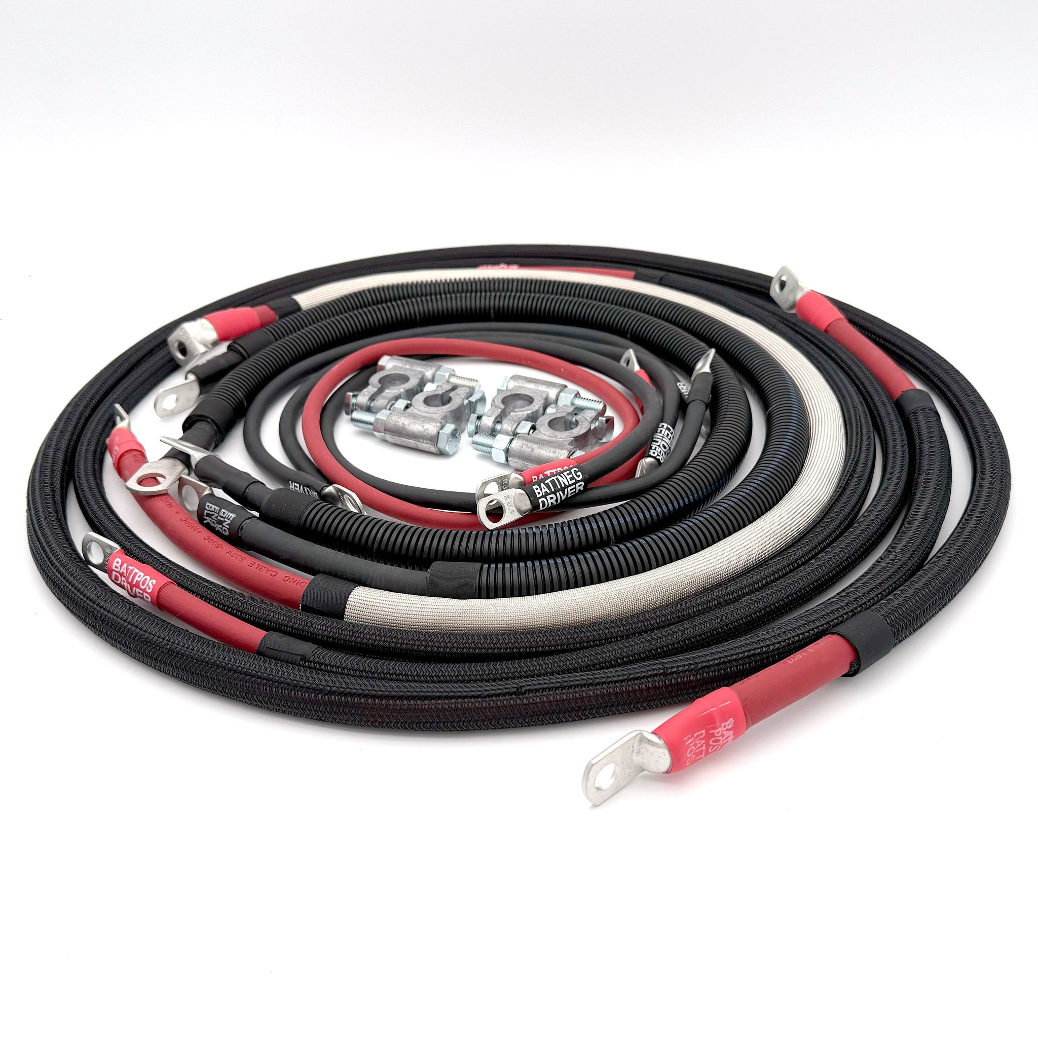 Big7Kits Electrical Dodge Cummins Diesel - 3rd Gen Battery Cable Kit (2003-2009)