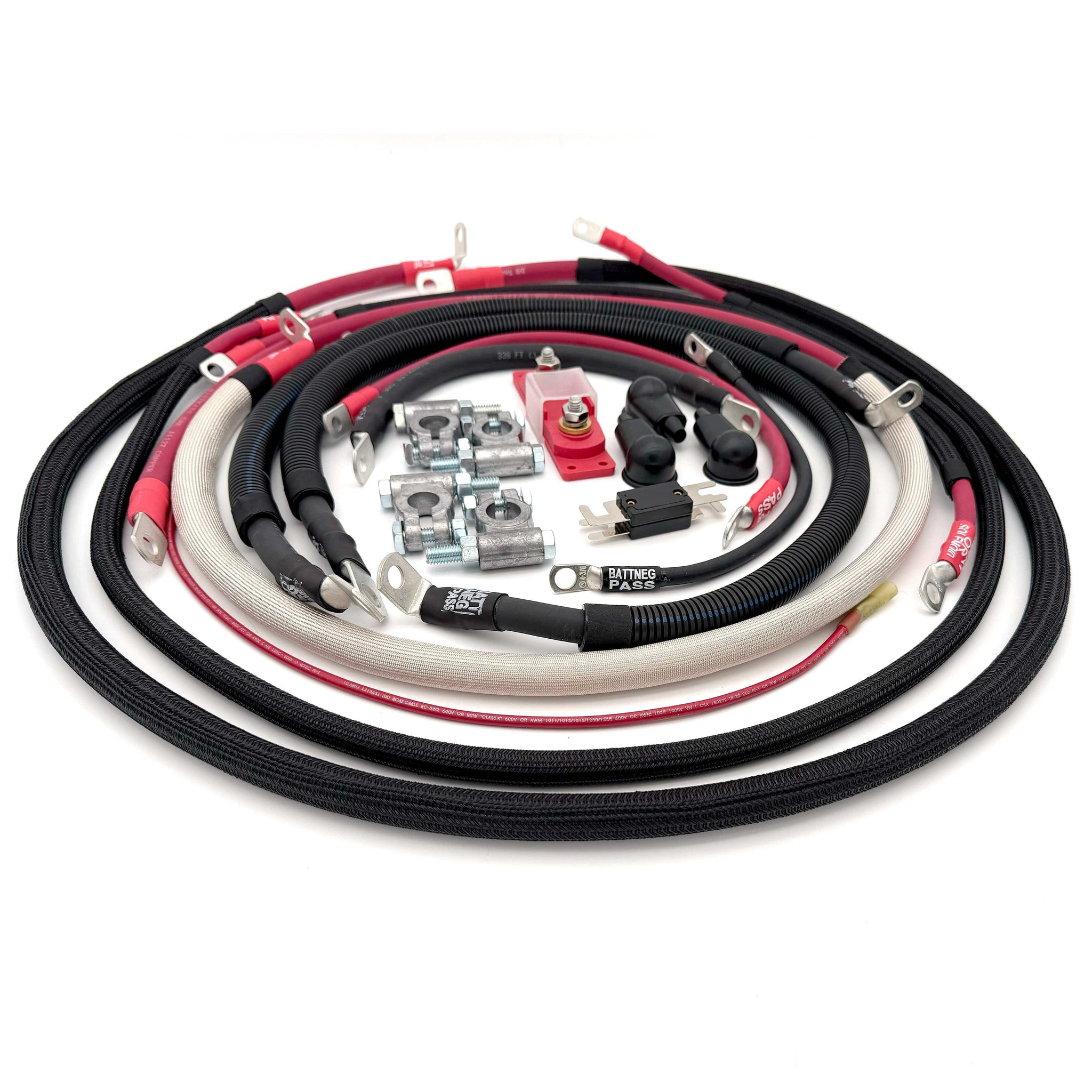 Big7Kits Electrical Ford Power Stroke 6.0 Diesel - F250/F350 Battery Cable Kit (2003-2007)