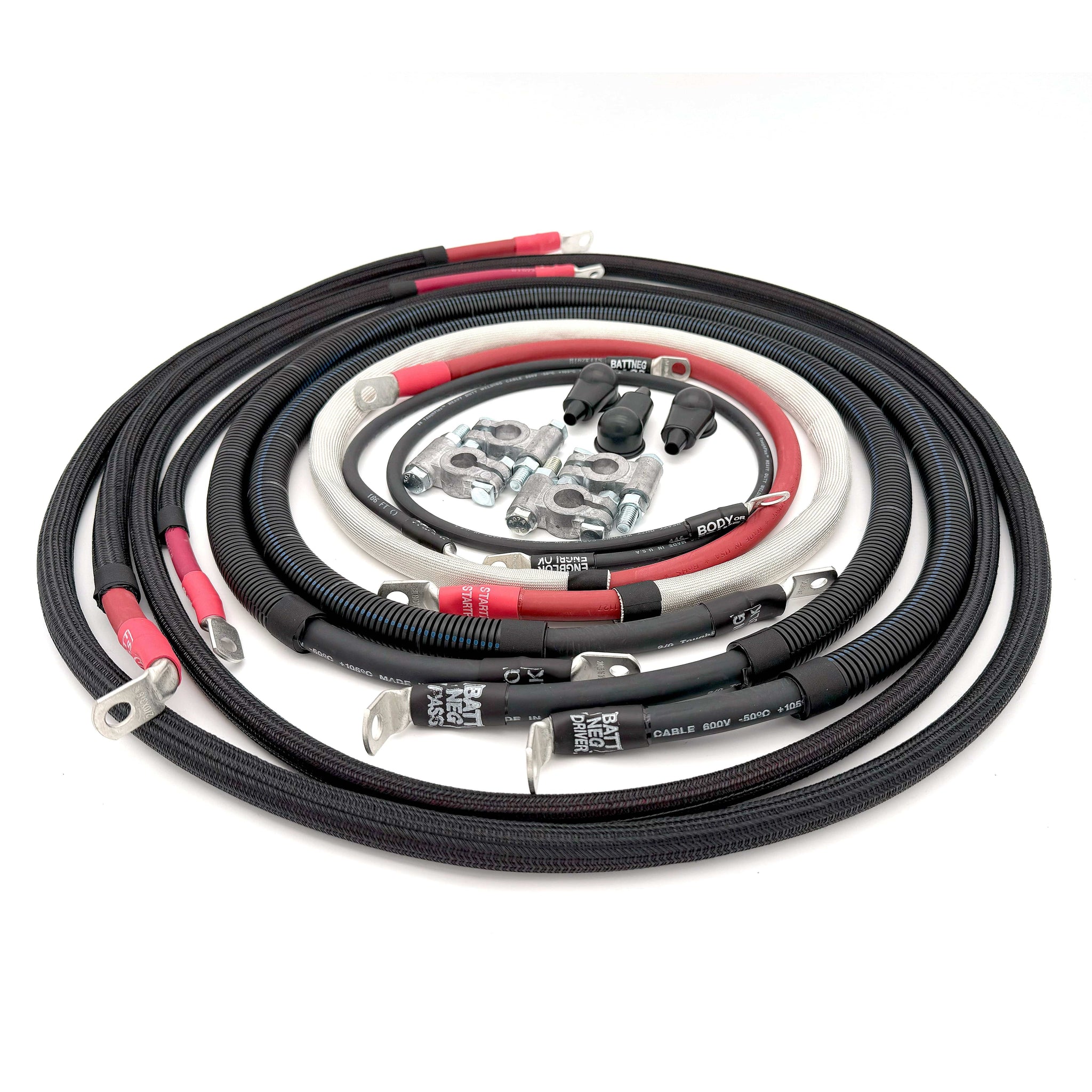 Big7Kits Electrical Ford Power Stroke 6.7 Diesel - F250/F350 Battery Cable Kit (2011-2016)