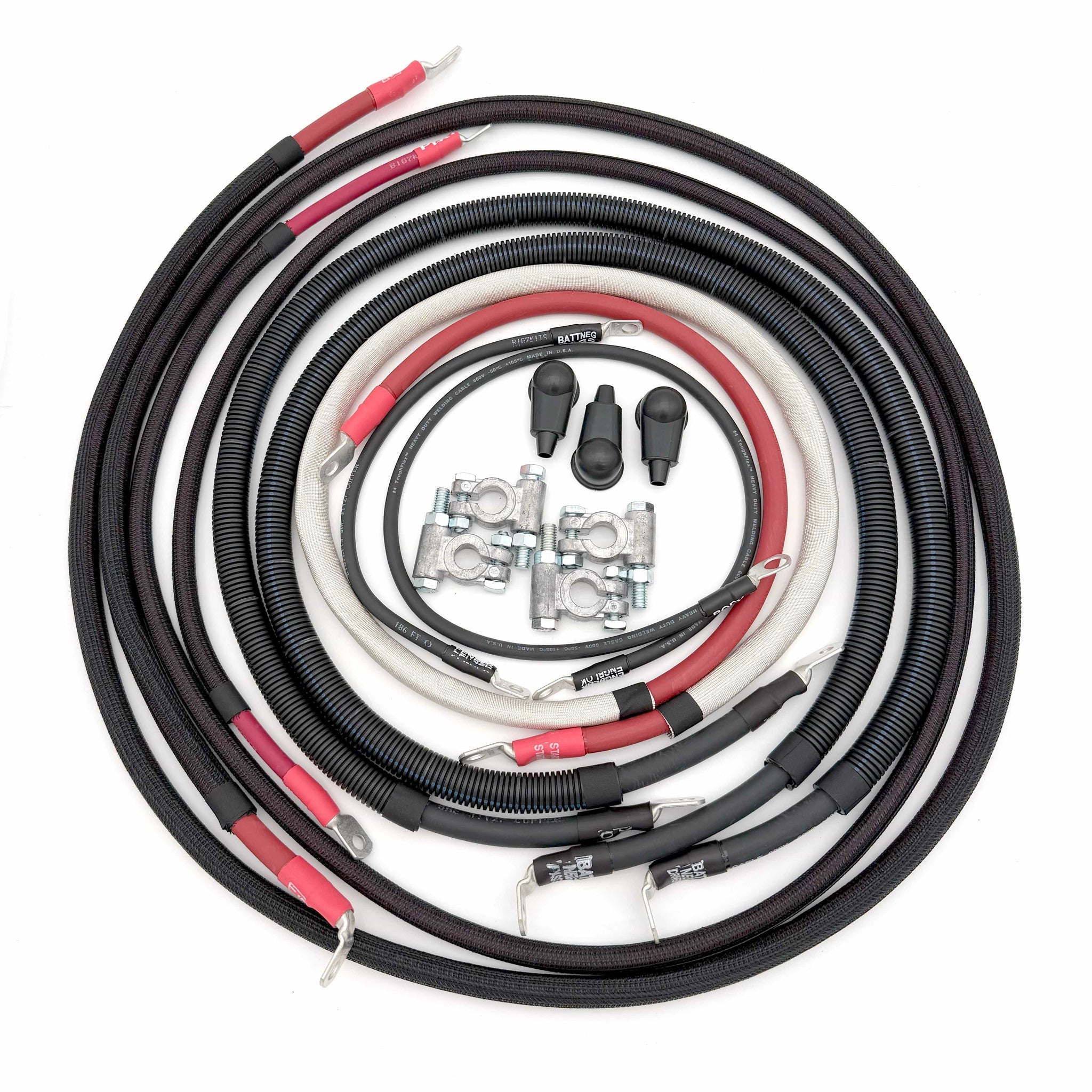 Big7Kits Electrical Ford Power Stroke 6.7 Diesel - F250/F350 Battery Cable Kit (2011-2016)