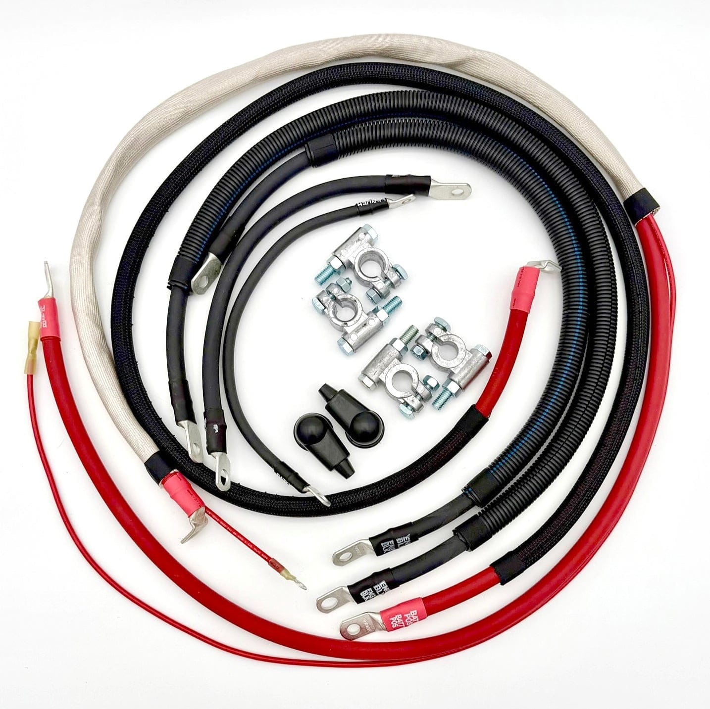 Big7Kits Electrical Ford Powerstroke 6.7 Diesel - F250/F350 Battery Cable Kit (2017-2021)