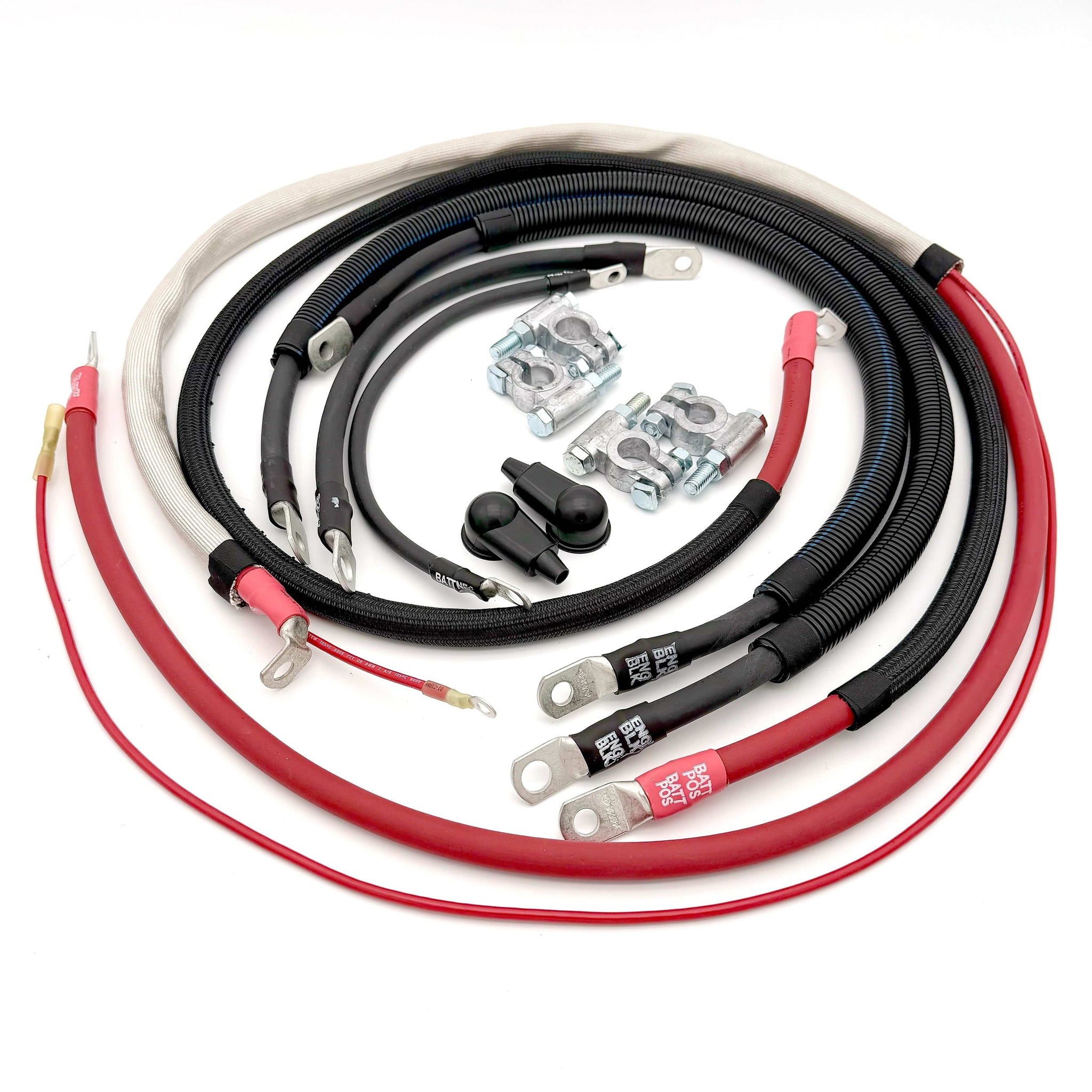 Big7Kits Electrical Ford Powerstroke 6.7 Diesel - F250/F350 Battery Cable Kit (2017-2021)