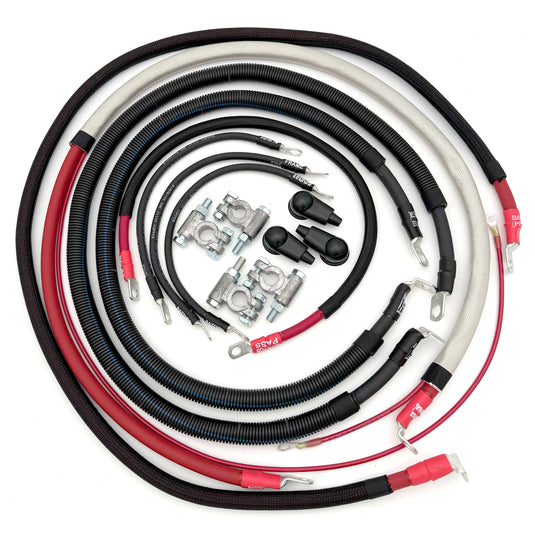 Big7Kits Electrical Ford Powerstroke 7.3 Diesel - F250/F350 OBS Battery Cable Kit (1990-1997)